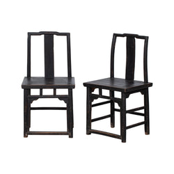 Antique Black Shandong Chairs