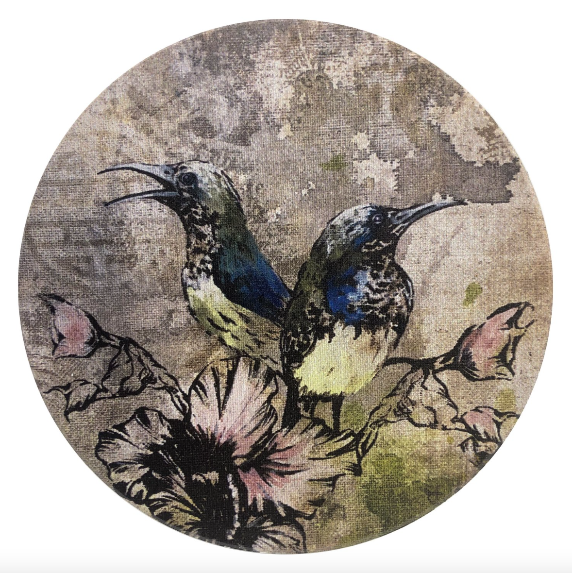Singapore Sunbirds Coaster by Deborah McKellar
