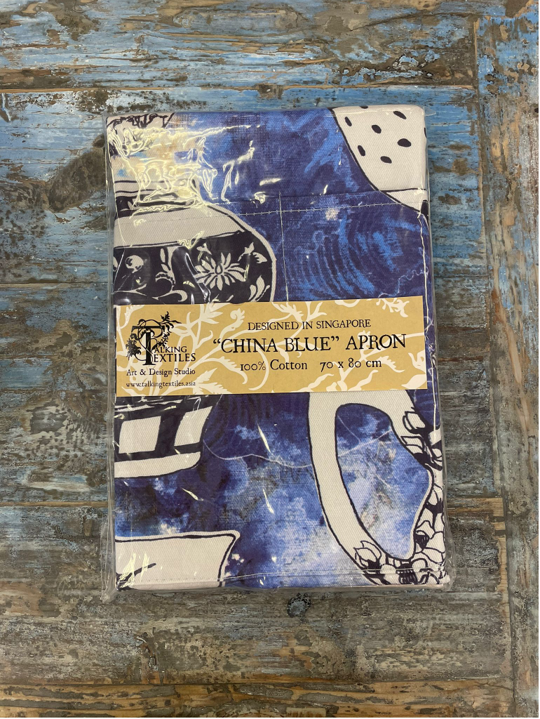 China Blue Apron by Deborah McKellar
