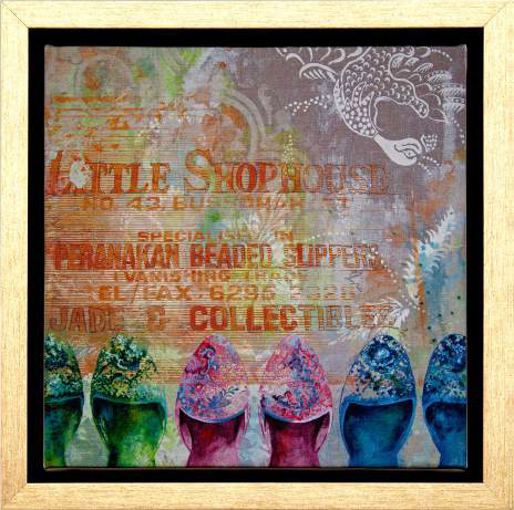 Beaded Slippers by Deborah McKellar
