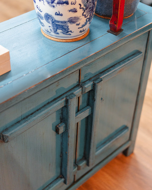 Cobalt Blue Latched Sideboard - New