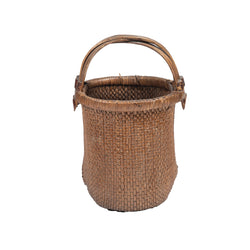 Vintage Rattan Basket 1 From Northern China
