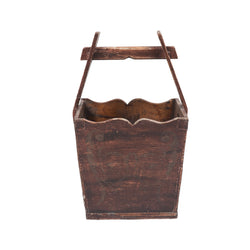 Vintage Wooden Bucket 2 From Northern China