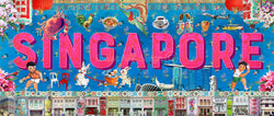 Singapore Typographic by Louise Hill