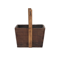 Vintage Wooden Bucket From Northern China