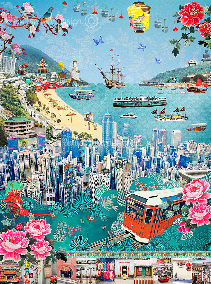 We love Hong Kong by Louise Hill