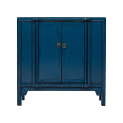 Blue Hebei 2 Door Low Cabinet
