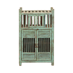 Blue-Green Kitchen Beijing Cabinet