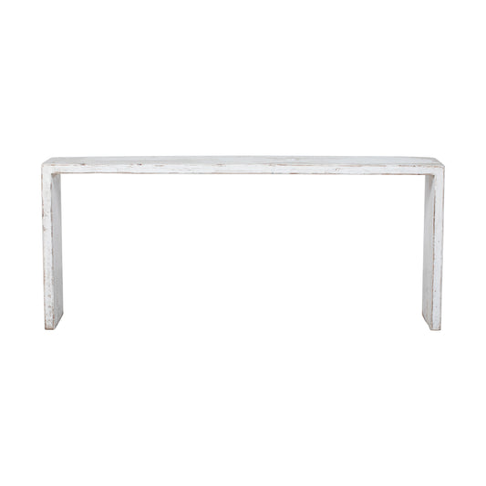 New White Tianjin Console Table