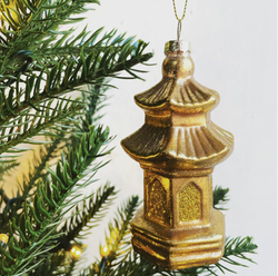 Festive Tree Ornament - Pagoda